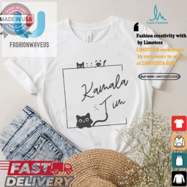 Funny 2024 Cat Voters Tshirt Harris Walz For Pawsidents fashionwaveus 1 3