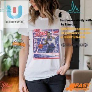 Get Laughs With Paul George 76Ers Comic Shirt Unique Fun fashionwaveus 1 3