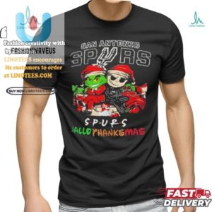 Humorous Grinch Jack Spurs Hallothanksmas Shirt Limited fashionwaveus 1 1