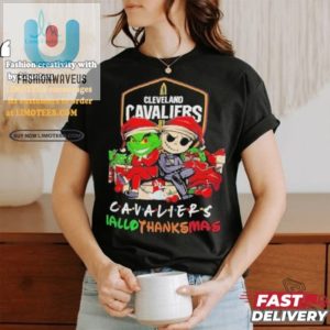 Funny Grinch Jack Cavs Thanksgiving Shirt Hallothanksmas Fun fashionwaveus 1 2