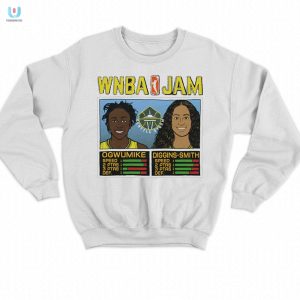 Rock The Court Funny Wnba Jam Storm Shirt Ogwumike Digginssmith fashionwaveus 1 3