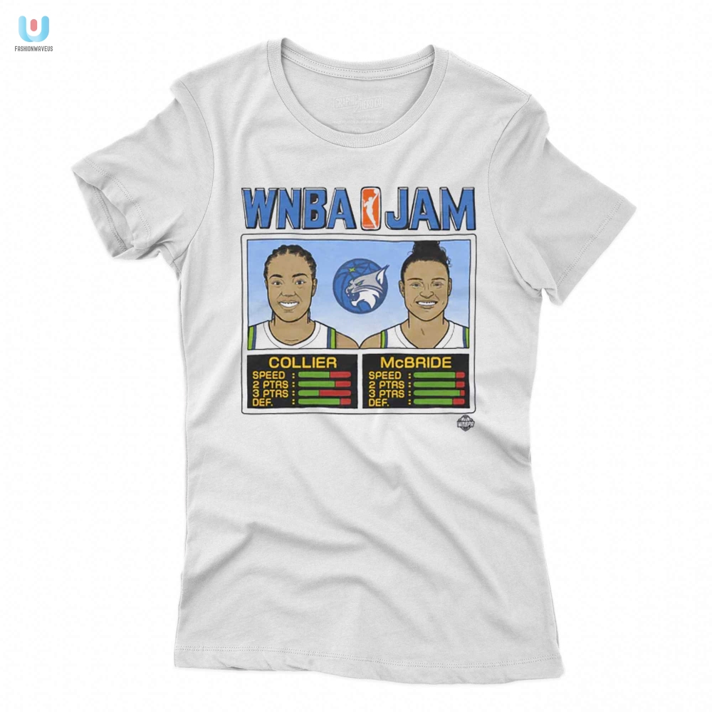 Score Laughs With Our Wnba Jam Lynx Collier  Mcbride Tee