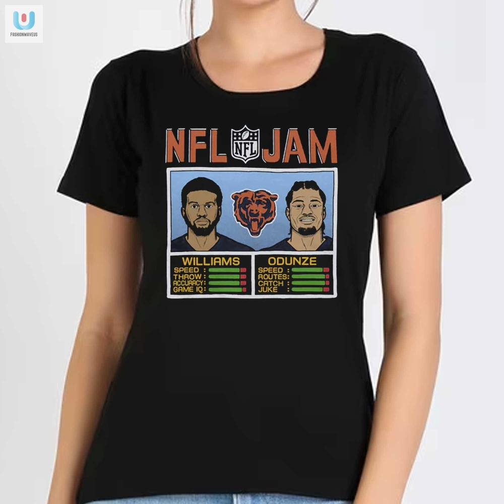 Get Your Laughs With Nfl Jam Bears Williams  Odunze Shirt