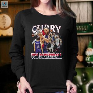 Score Big With Curry Usa 2024 Olympics Humor Tee fashionwaveus 1 3