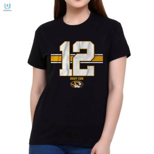 Score Big In Style Mizzous Brady Cook 12 Shirt Roar fashionwaveus 1 1