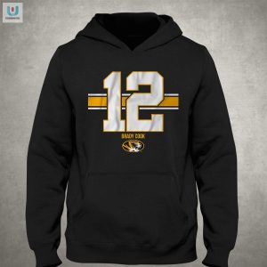 Score Big In Style Mizzous Brady Cook 12 Shirt Roar fashionwaveus 1 2