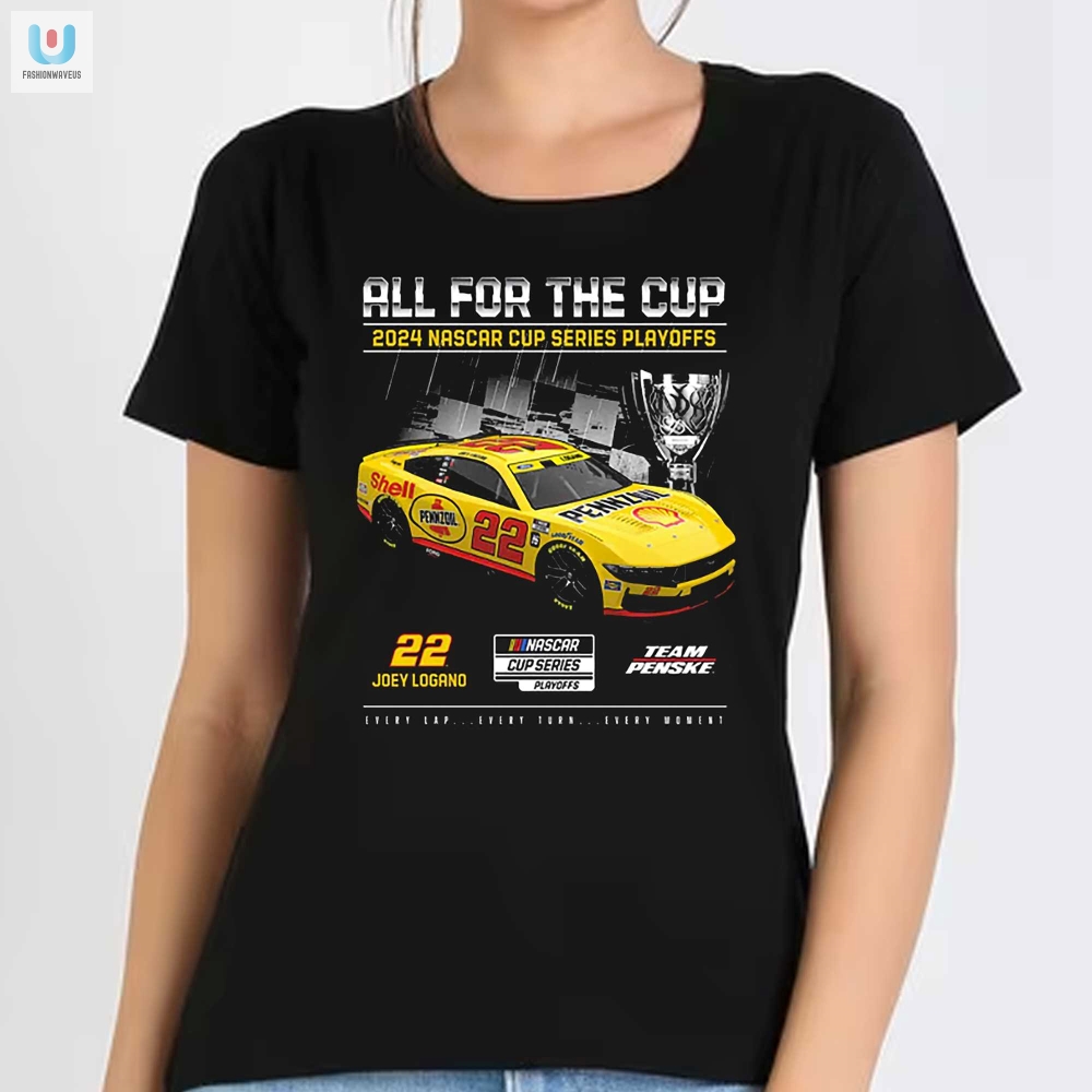 Rev Up Your Wardrobe With Joey Logano 2024 Playoff Tee