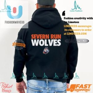 Wear The Wild Fun Severn Run Wolves Logo Tee fashionwaveus 1 2