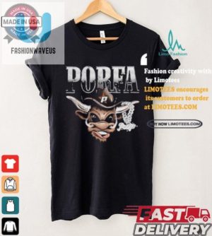 Get Bullish Limited Edition Porfa Bull Black Tee Hilarious fashionwaveus 1 4