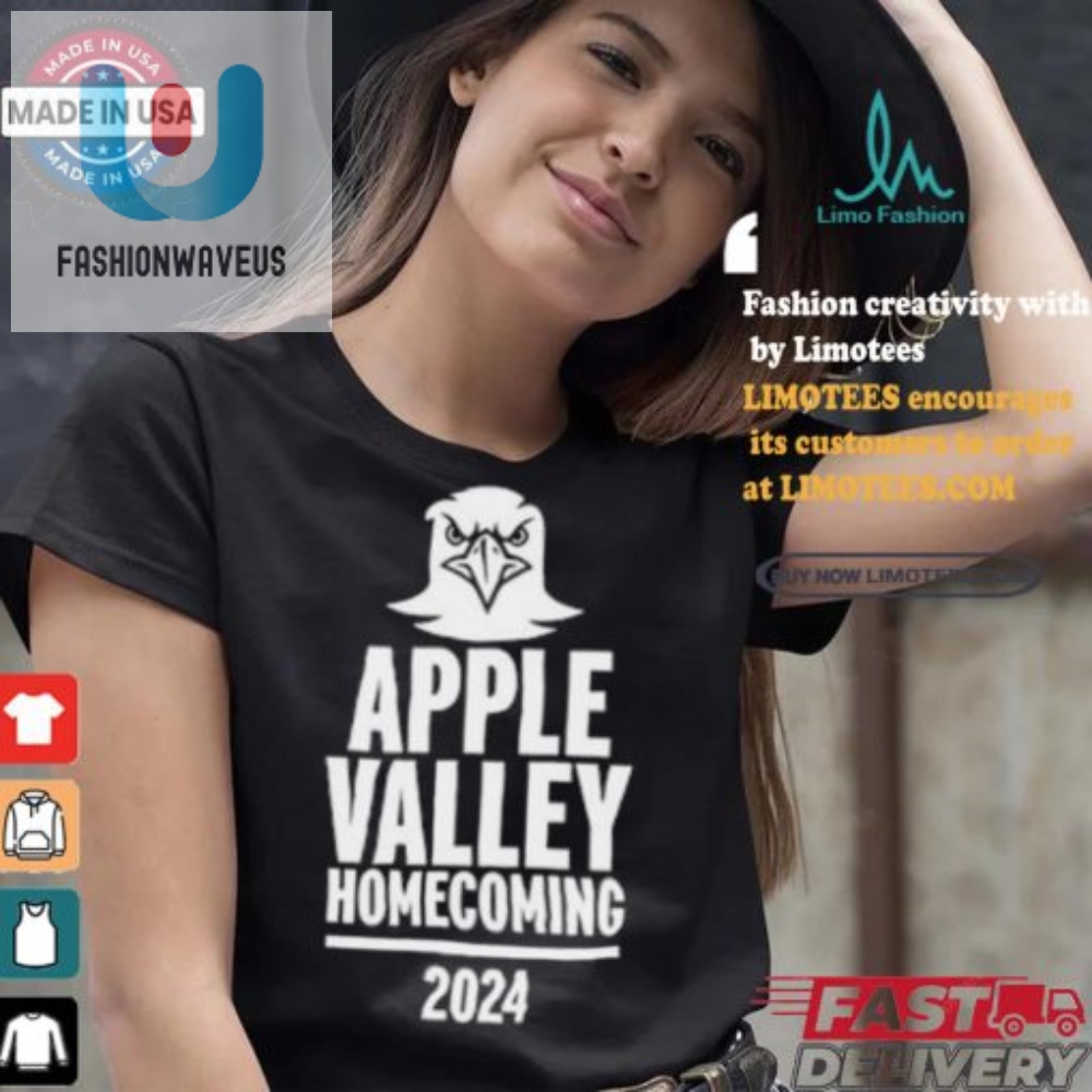 Funny Eagle Apple Valley 2024 Homecoming Tee  Stand Out