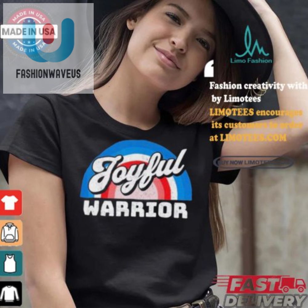 Get Laughs With Joyful Warrior Harris Walz Tshirt