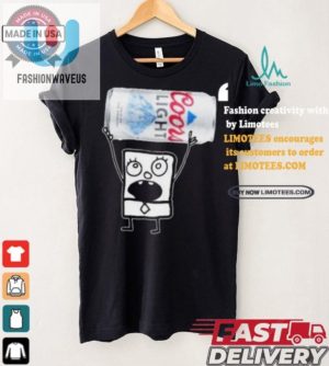 Unique Doodlebob Coors Light Tee Hilarious Cartoon Parody fashionwaveus 1 4