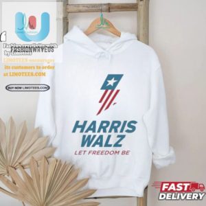 Funny Harris Walz Let Freedom Be Lightning Flag Tee fashionwaveus 1 1