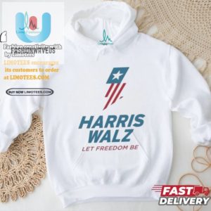 Funny Harris Walz Let Freedom Be Lightning Flag Tee fashionwaveus 1 3