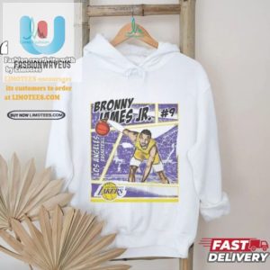 Score Laughs With Bronny James Jr. Lakers Comic Tee fashionwaveus 1 1