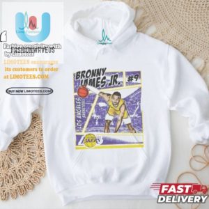 Score Laughs With Bronny James Jr. Lakers Comic Tee fashionwaveus 1 3