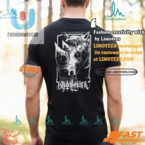 Unleash Laughter With Brutal Knacks Rhino Black Tee fashionwaveus 1 2