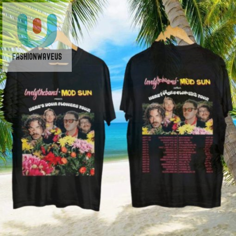 Rock Out In Style Mod Suns Heres Your Flowers Tee