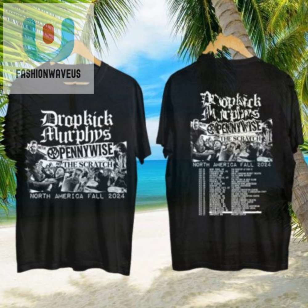 Get Rocked  Rolled Dropkick Murphys Fall Tour Tee