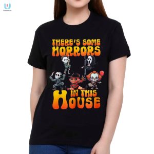 Unique Funny Theres Some Horrors In This House Tshirt fashionwaveus 1 1