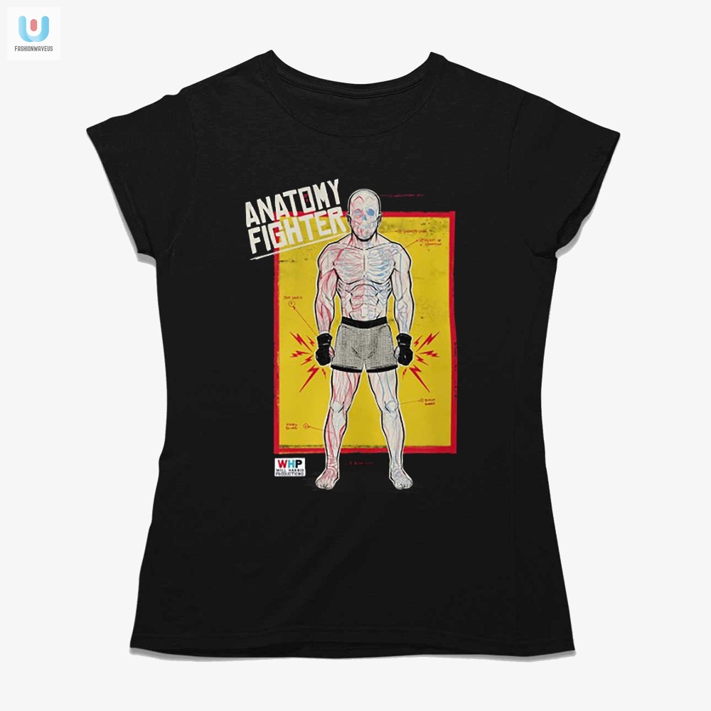 Punchlines  Pecs Funny Anatomy Of A Fighter Shirt