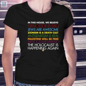 Funny Genocide Is Bad Jews Are Awesome Shirt Stand Out fashionwaveus 1 1