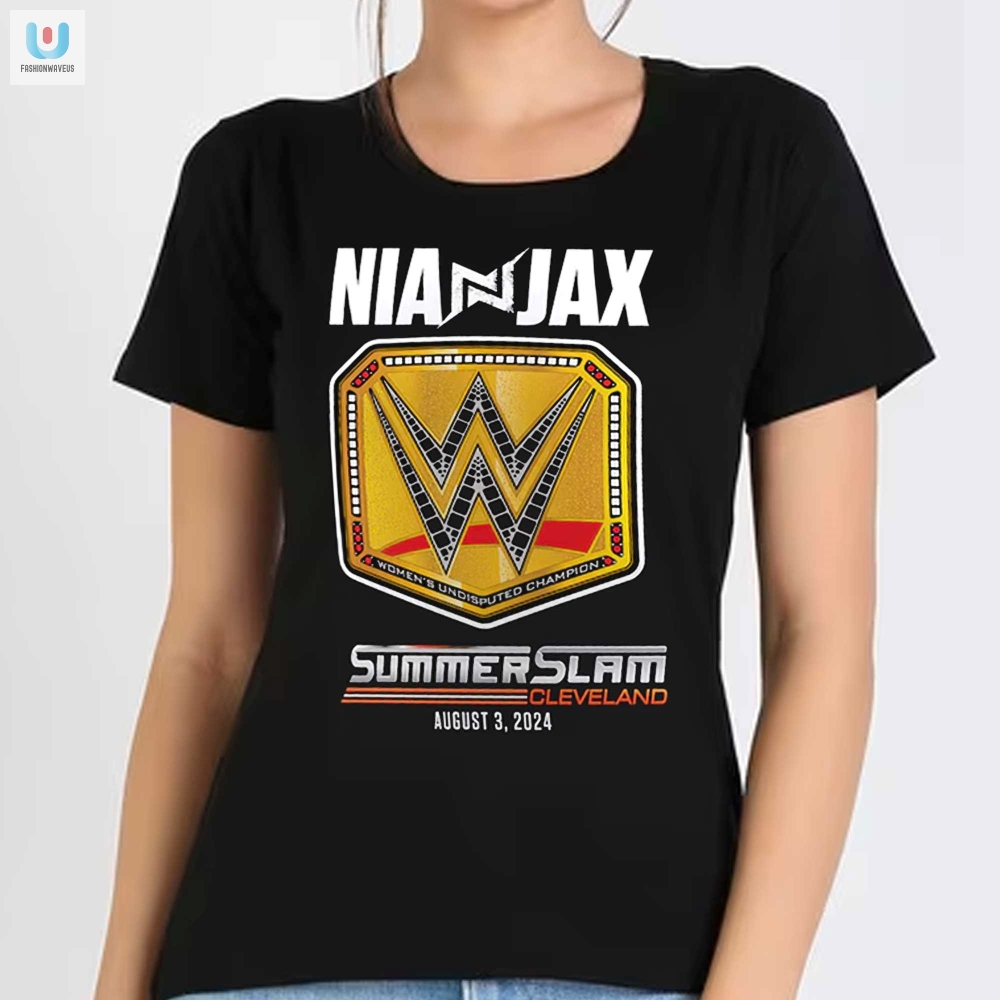 Nia Jax Summerslam 2024 Champ Tee  Wear The Victory Laugh