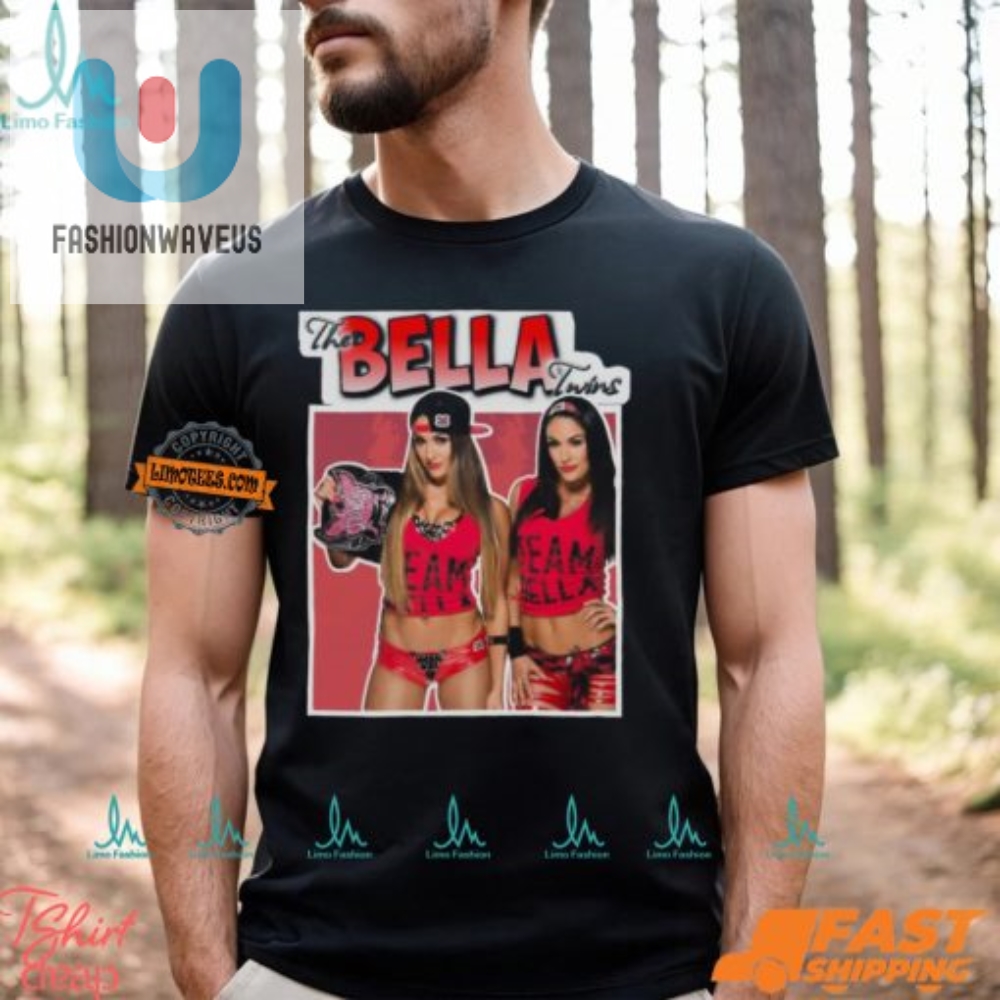 Rock The Bella Twins Red Logo Tee  Be Bold Be Hilarious