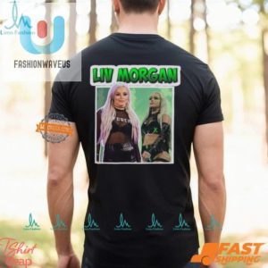 Get Lucky Laugh With Liv Morgans Green Logo Tee fashionwaveus 1 2