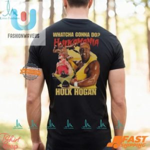 Unleash 80S Nostalgia Hulk Hogan Whatcha Gonna Do Tee fashionwaveus 1 2