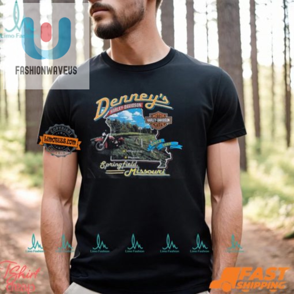 Get Your Denney Hd Springfield Tee  Ride With Style  Laughs