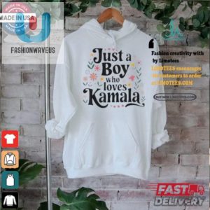 Funny Just A Boy Who Loves Kamala Official Tshirt fashionwaveus 1 2