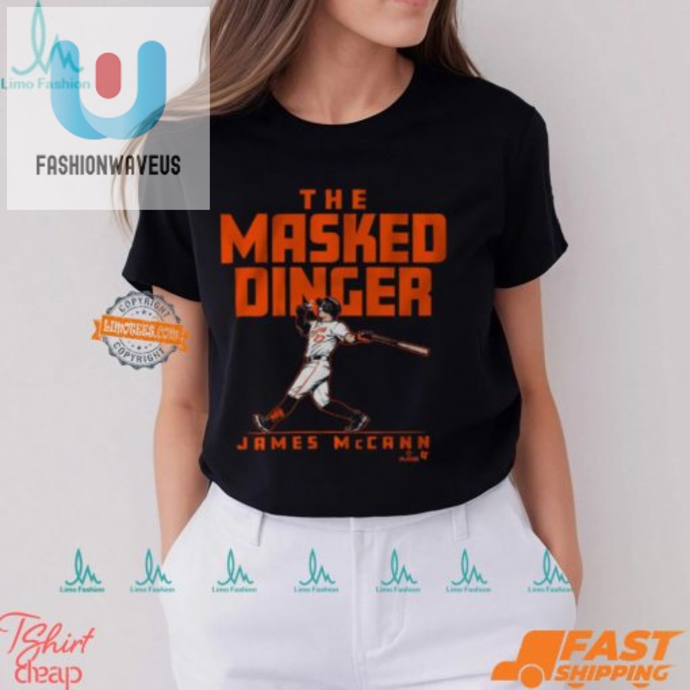 Get A Laugh With James Mccann Masked Dinger Shirt