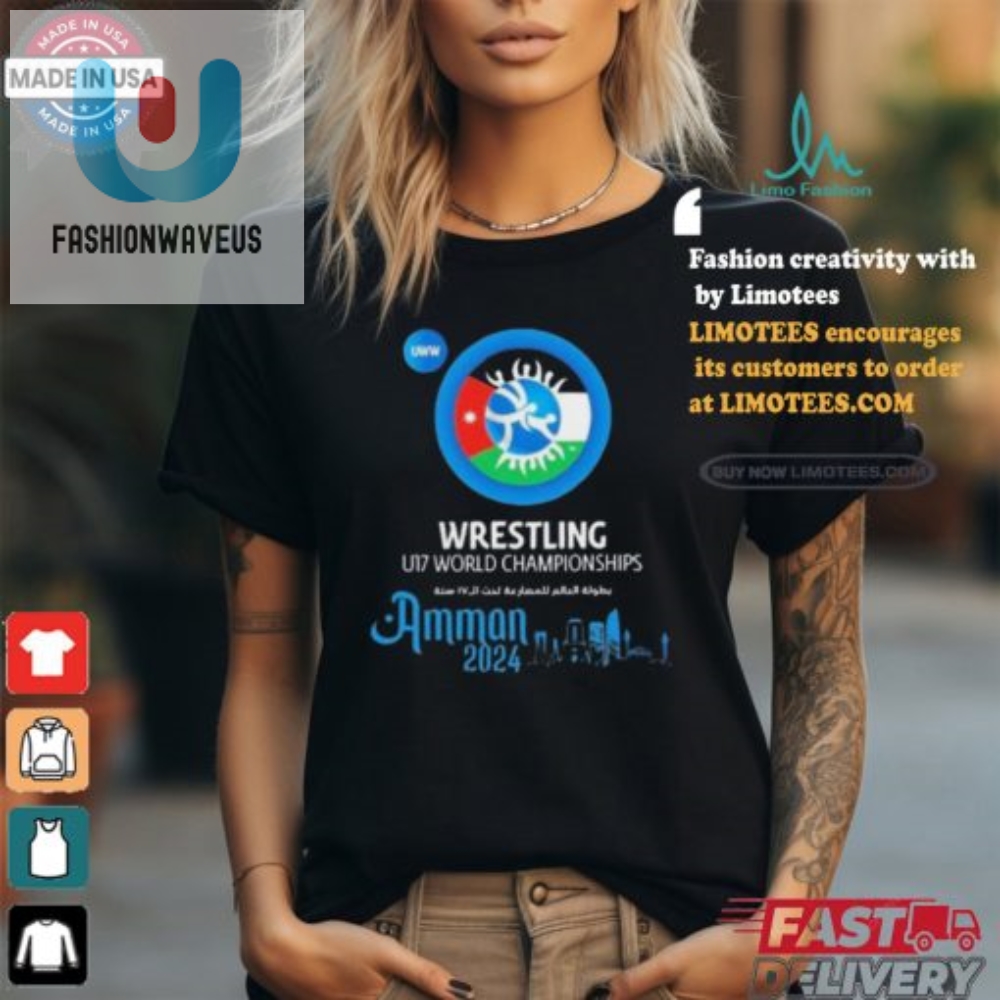 Get Ready To Wrestle Uww U17 Amman 2024 Shirt Extravaganza