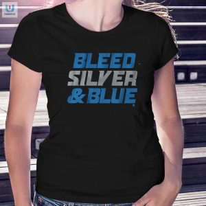 Detroit Football Shirt Bleed Silver Blue With A Smile fashionwaveus 1 1