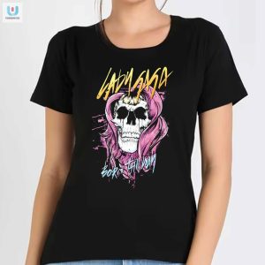 Rock Out With Bruno Mars Gaga Skull Tee Born This Way fashionwaveus 1 1