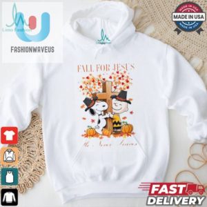 Funny Fall For Jesus Snoopy Halloween Tshirt Unique Fun fashionwaveus 1 2