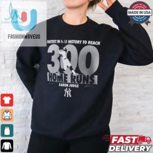 Hit A Homer Aaron Judge 300 Hr Milestone Tee fashionwaveus 1 2