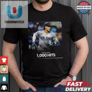 Hit It Like Judge Funny Aaron Judge 1000 Hits Shirt fashionwaveus 1 3