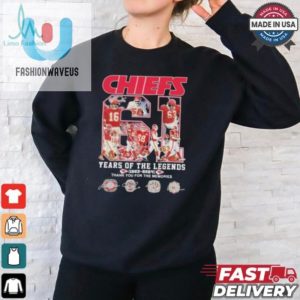 Funny Chiefs 61 Years Tee Celebrate Legends With Laughter fashionwaveus 1 2