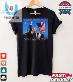 Comic Trump 2024 Tee Save America With A Smile fashionwaveus 1 1