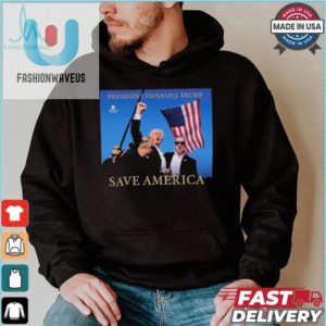 Comic Trump 2024 Tee Save America With A Smile fashionwaveus 1 4