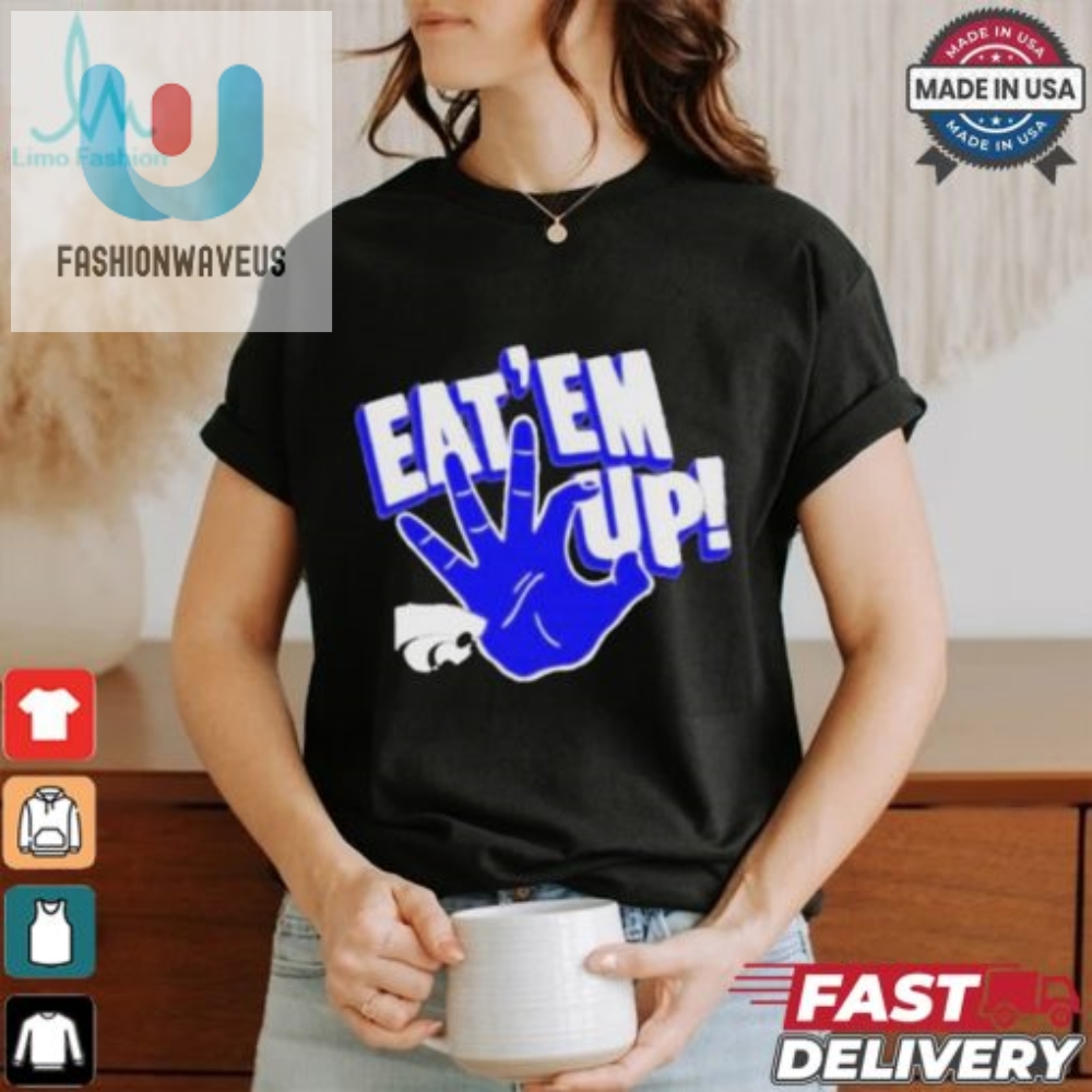 Purrfectly Funny K State Shirt  Eat Em Up Cats Official Tee