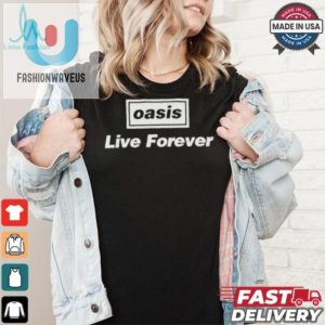 Rock Eternally Oasis Live Forever Tee With A Twist fashionwaveus 1 2