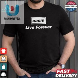 Rock Eternally Oasis Live Forever Tee With A Twist fashionwaveus 1 3