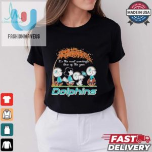 Get Fall Laughs Miami Dolphins Peanuts Charlie Brown Tee fashionwaveus 1 2