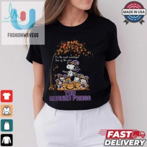 Peanuts Tcu Horned Frogs Halloween Shirt Funny Unique fashionwaveus 1 2