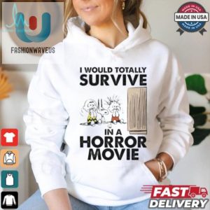 Snoopy Horror Movie Survivor Tshirt Funny Unique Tee fashionwaveus 1 3