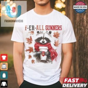 Arsenal Raccoon Fan Tee Perfect For Gunners This Fall fashionwaveus 1 1