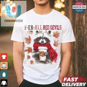 Funny Man United Raccoon Tee Perfect For Fall Gunners Fans fashionwaveus 1 1